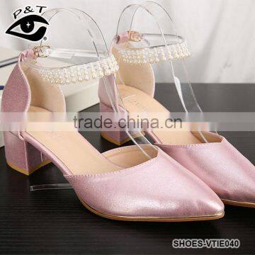 Tassel Design White Pearl Anklets For Shoe Decorations photo-2