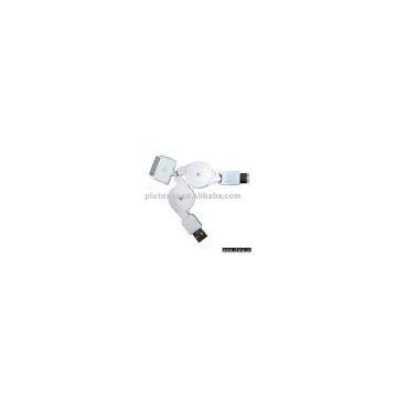 Retractable USB 2.0 Cables compatible for MP4 player