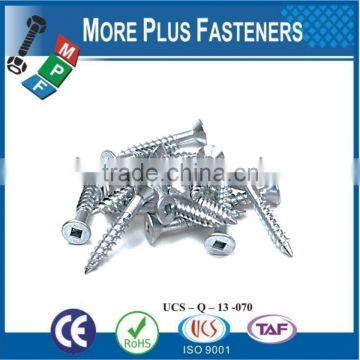 Made in Taiwan Bronze Plated Stainless Steel Zinc Finish Decking Screw