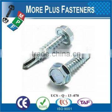 Made in Taiwan Hexagon Head Self Drilling Screw