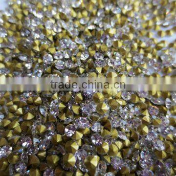 SS34 7.1-7.3MM point back rhinestone,point back stone