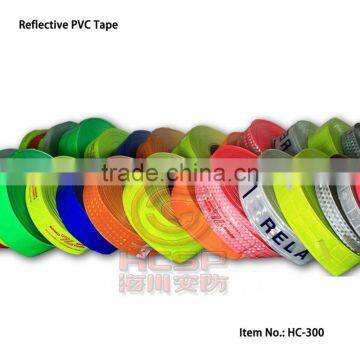 Hi vis reflective PVC tape high quality and cheap price EN ISO20471