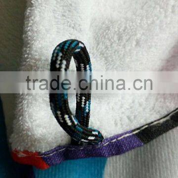 100cotton Velour Full Print Custom Design 75*150cm With Hunging Loops Back Side Terry Luxury Beach Towels photo-2