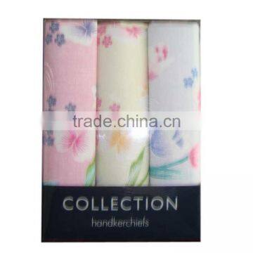 pure cotton hanky gift box set women floral hanky