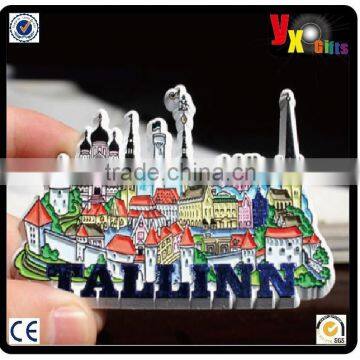 TOURIST-SOUVENIR-PVC-FRIDGE-MAGNET-Tallinn-Republic-of-Estonia