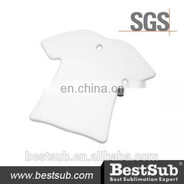 JS Coatings Sublimation T shirt Shaped Ceramic Ornament H018