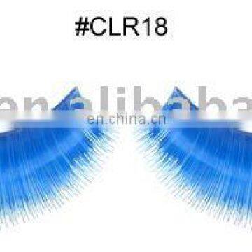 handmade color blue fake eyelashes extension ME-0024