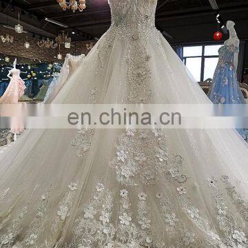 LS00220 Cap Sleeves Beaded Latest Dress Designs Arabic Bridal Wedding Cocktail Gown Dresses Bridal photo-3