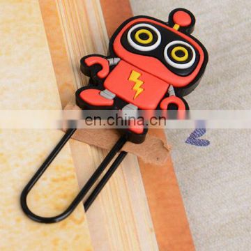 Wholesale promoition gift customized cartoon shaped metal bookmark