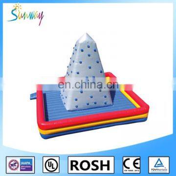 Sunway Inflatable Kids Rock Climbing Wall, Adventure Climbing Games, Cheap Inflatable Climbing Wall