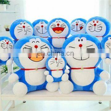 HI CE custom plush toy cartoon character Doraemon for kids,stuffed doll movie character Doraemon for birthday gift