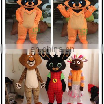 Plush life like mascot costume wolf mascot costume cosplay costume for men for sale