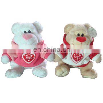 New valentine's day gift bear toy 2016 solf plush toy