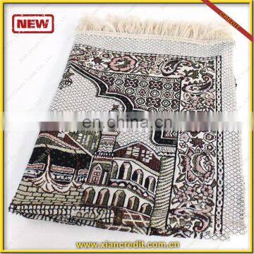 Muslim travel foldable turkey prayer mat prayer rug in a bag