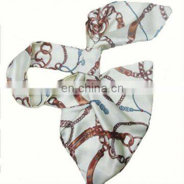 Large Size Satin Polyester Scarf MOQ 100pcs