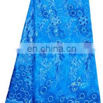 Hot selling turkey blue latest style african dry lace