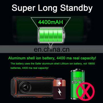 Wholesale Newest Drop Shipping Waterproof Phone,4400mAh Battery GSM Phone,SOS Phone,Urgent Help Phone,LED Flashlight,FM,TF,Bluet photo-4