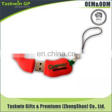 New design high end cheap usb flash drive , Custom PVC holder for USB