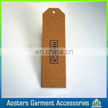 high quality cutom design kraft paper hang for jeans