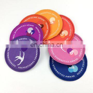 Custom Brand Logo Fabric Woven Patch/Badges For Islamic School Uniforms photo-3