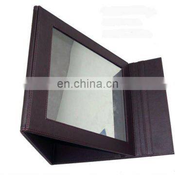 PU Foldable Makeup Mirror For Desk Use