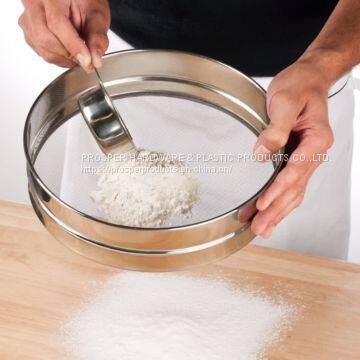 Round Stainless Steel Flour Sieves for Kitchen photo-3