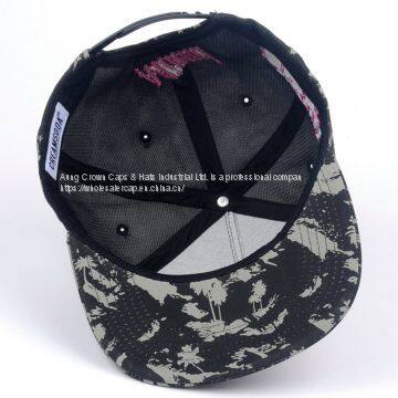 Custom 6 Panel 2 Tone 3D Embroidered Snapback Hat photo-3
