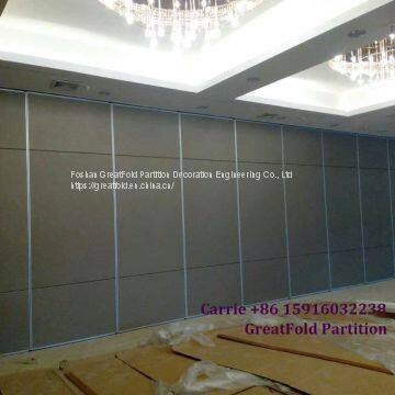 Wood Style Partition Wall Laminated Panel Operable for Restaurant