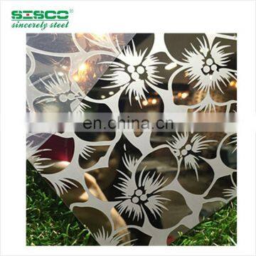 Color Black Stainless Steel Mirror Sheet 201 304