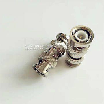 Straight RF Coaxail BNC Male to BNC Male Plug Connector Adapter