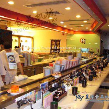 Smart ordering magic delivery equipment sushi conveyor belt for sale