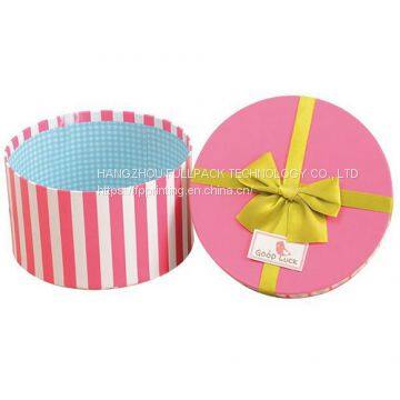 Personalized CMYK Printed Round Gift Packaging Boxes With Matte Lamination photo-2