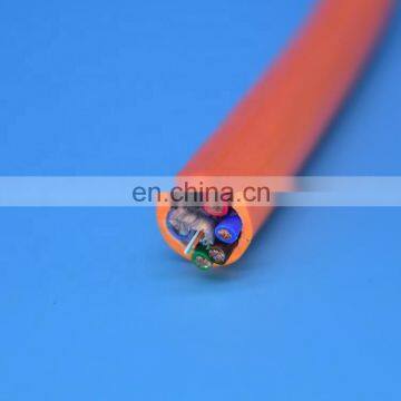 Underwater cable 5x4mm2 + 4x2x0.2mm2 + Cat6 + 8 core single-mode fiber twist pair multi core cat6 ROV cable