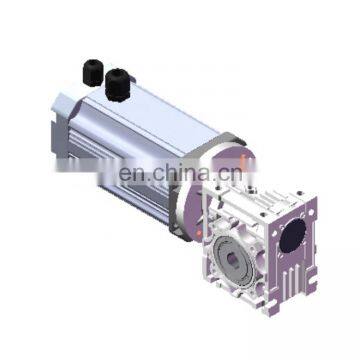 HFM006 48V 400W 1500RPM 2.55Nm 9.80Amp Worm Gear BLDC Brushless motor for automatic door