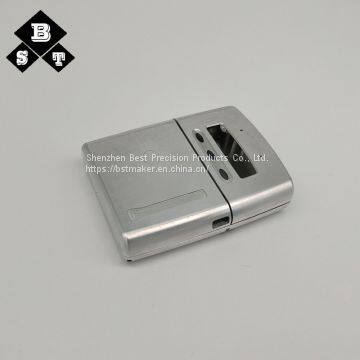 Precision machining 7075 aluminum metal parts box case shell