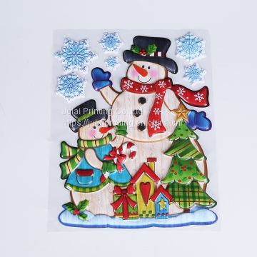 Pop up Christmas Sticker For Window Home Decorations