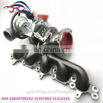K04 Turbo 53049700162 31397862 31319315 Turbocharger Used for Volvo S60 T5 70 2.5T Engine