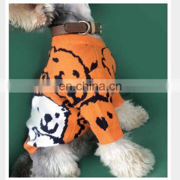 Spring Autumn Printed Dog Clothes Pullover Sweater Teddy Dog Schnauzer Pomeranian Corgi Pet Clothes photo-2