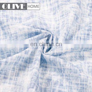 Competitive Price Blue 100 Cotton Unisex Space Dyed Printed Waffle Bathrobe photo-5