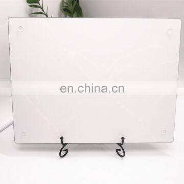Kitchenware Shatterproof Tempered Glass Chopping Board With Marble Grain Paper Sticker 1 Set of Double Pieces photo-5