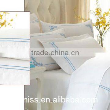 100% Cotton White Cotton Embroidered Duvet Cover Hotel Towels and Bed Linen photo-3