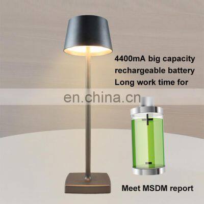 High Quality Outdoor American Style Table Lamp LED Rechargeable Lamp Restaurant Decorative Table Lamp photo-4