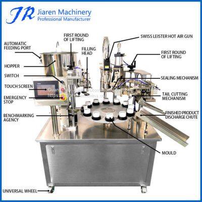 Face Cleanser Tube Filling Packing Machine photo-2