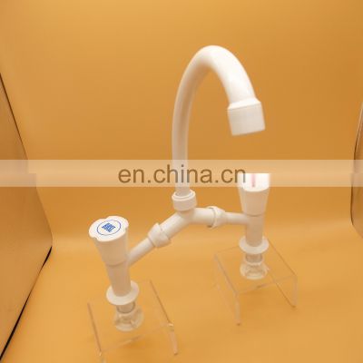 High Quality Abs Plastic White Kitchen Sink Faucet