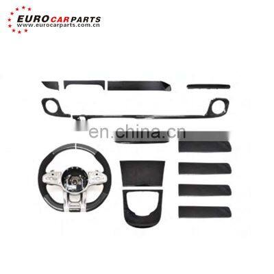 g Class W464 W463a RHD and LHD Interior Carbon Parts Carbon Fiber Material Center Console and Steering Wheel photo-2