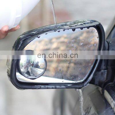 New Carbon Fiber Texture, Universal Car Window Visor Rearview Mirror Rain Cover Eyebrow photo-2