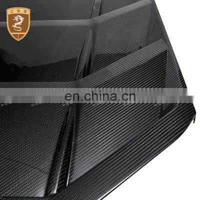New Style Carbon Fiber Rear Trunk 3qEngine Hood Cover For Lambor Huracan Lp610 photo-5