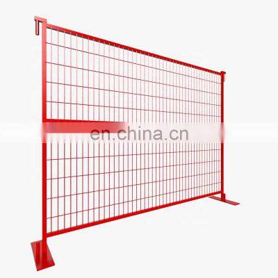 Red Canada Temporary Fence With Small Gate photo-5