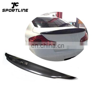 G35 Carbon Fiber Trunk Spoiler Wing Lip for Infiniti G25 G35 G37 07-13 Sedan 4Dr