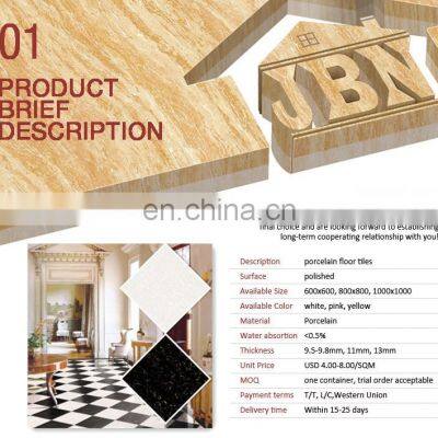 600x600mm Plati White Porcelanato Polished Tiles Floor Tiles Porcelain Cement Tile photo-4